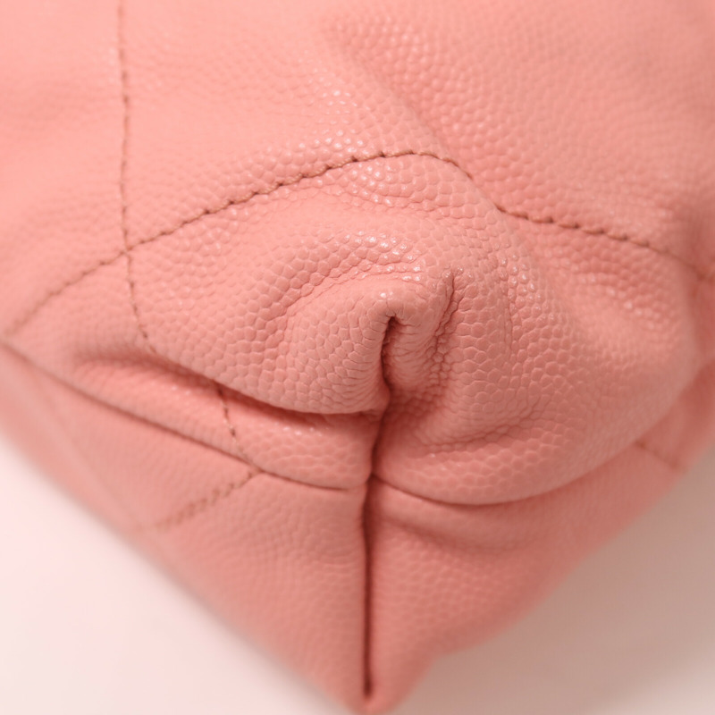 CHANEL 牛皮皮革Chanel 22 Mini鏈帶肩背袋-11