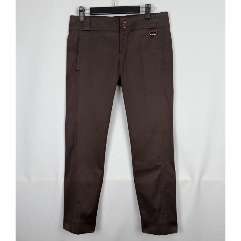 莉亞精品♡ Gucci 咖色西裝長褲 #40 二手-0