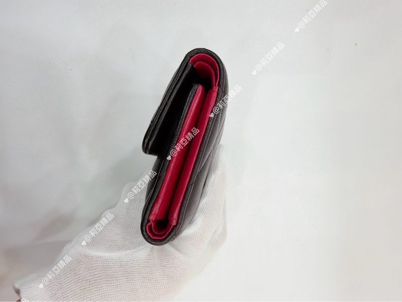 莉亞精品♡ Chancl AP016419三折短夾 黑金-6