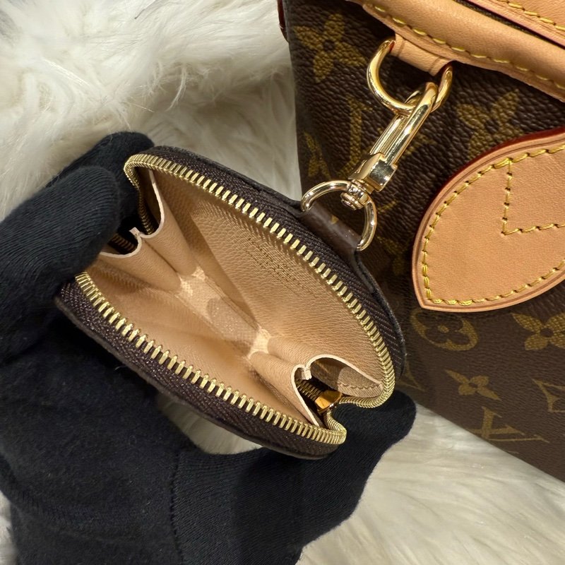 全新 LV Neverfull BB 手提斜背包 芯片-5