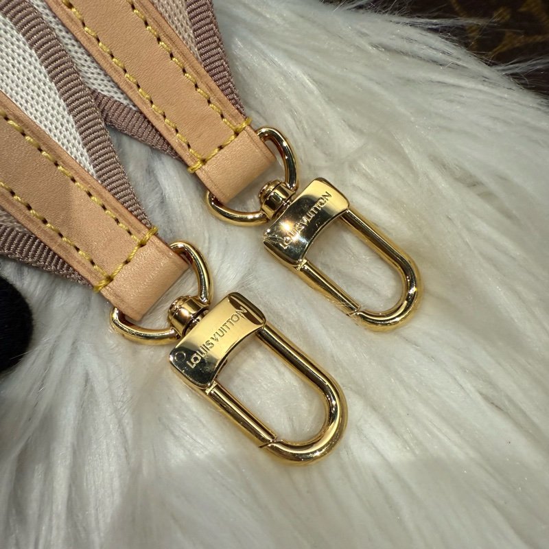 全新 LV Neverfull BB 手提斜背包 芯片-7