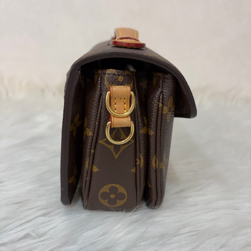 LV METIS East West M46279 老花 金鍊 郵差包 腋下包-2