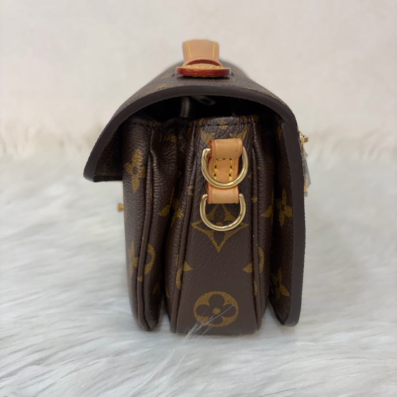 LV METIS East West M46279 老花 金鍊 郵差包 腋下包-4