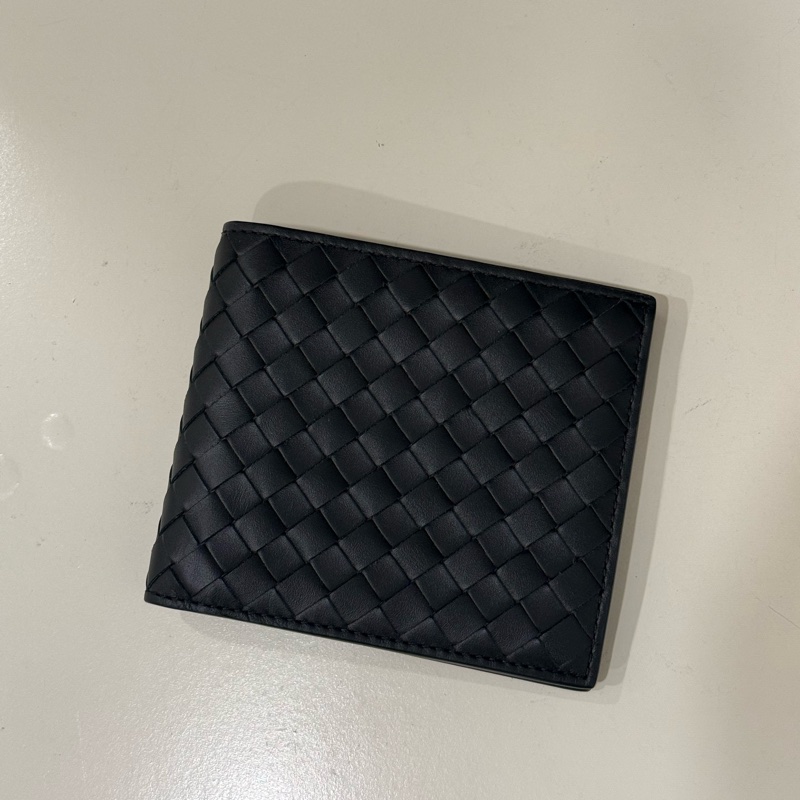(全新未用)Bottega Veneta寶緹嘉BV經典編織短夾-0