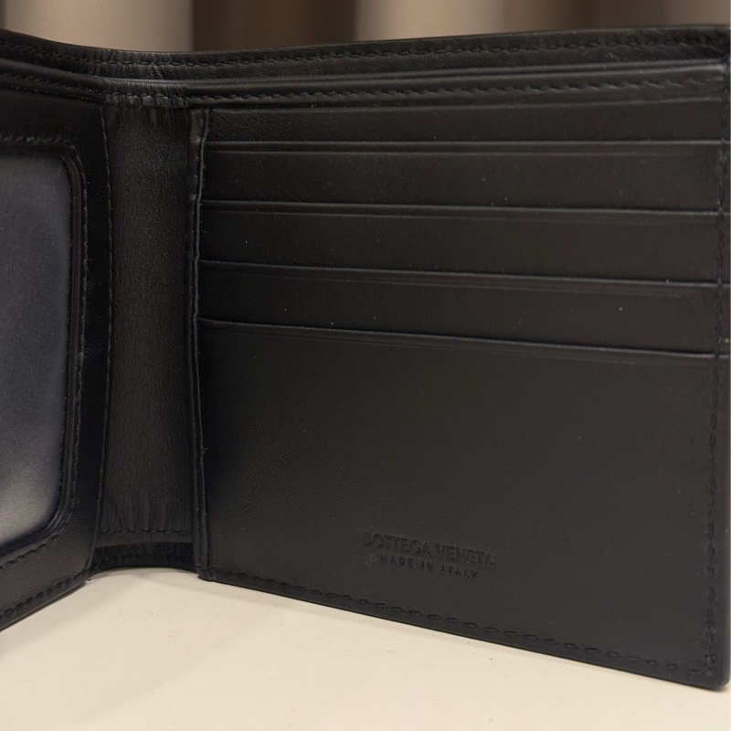 (全新未用)Bottega Veneta寶緹嘉BV經典編織短夾-3