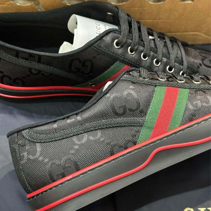 💎Han's house精品服飾💎Gucci 古馳 1977 滿版 GG Off The Grid 尼龍鞋 現貨 29 原價23000 0-5