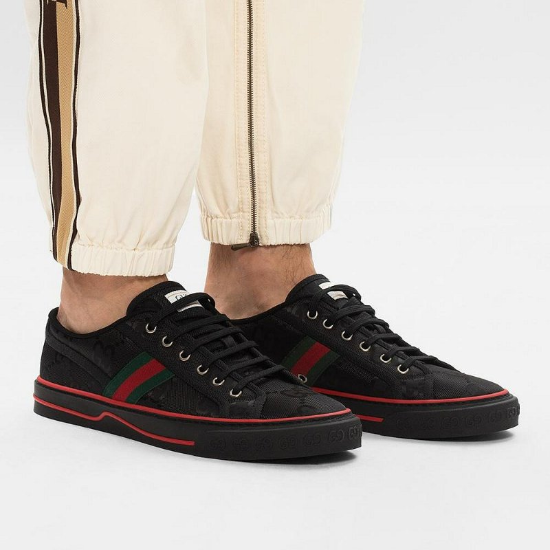 💎Han's house精品服飾💎Gucci 古馳 1977 滿版 GG Off The Grid 尼龍鞋 現貨 29 原價23000 0-6