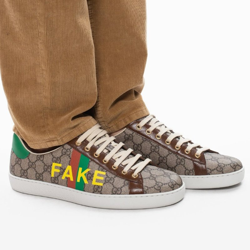 💎Han's house精品服飾💎GUCCI 古馳 滿版 LOGO 鞋 義大利製 現貨 27cm-5