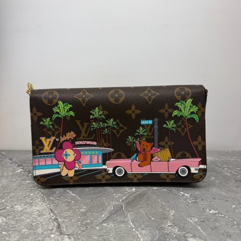 LV VIVIENNE老花限量小熊印花三合一鍊條包