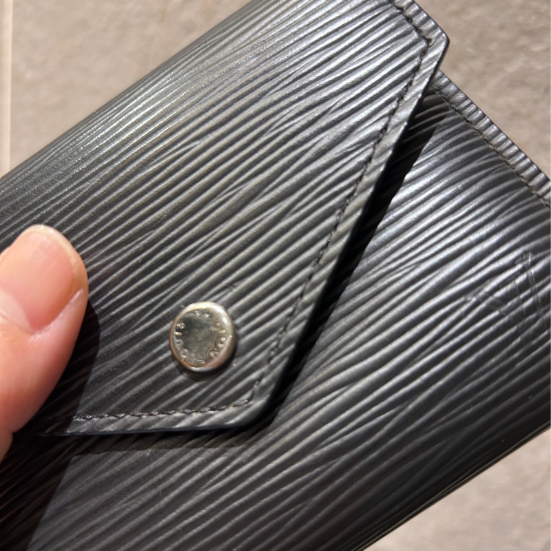 LV水波紋短夾 母錢包 發財錢包 祼包 絕版水波 質感水波-0