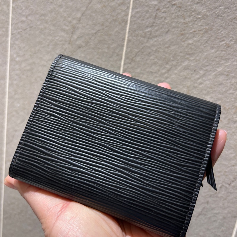 LV水波紋短夾 母錢包 發財錢包 祼包 絕版水波 質感水波-6