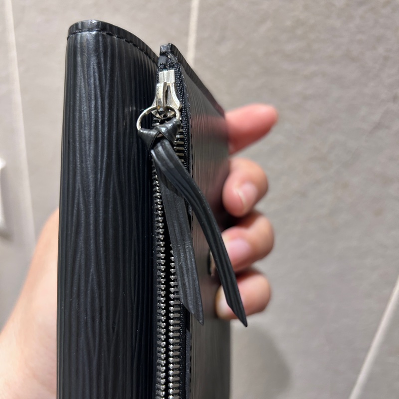 LV水波紋短夾 母錢包 發財錢包 祼包 絕版水波 質感水波-11