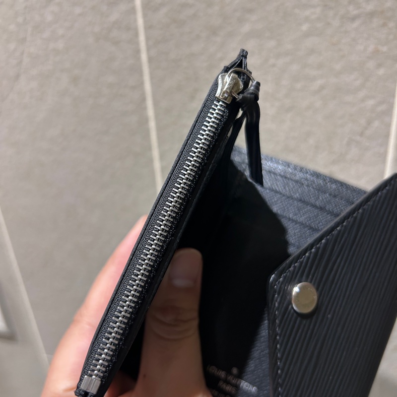 LV水波紋短夾 母錢包 發財錢包 祼包 絕版水波 質感水波-13