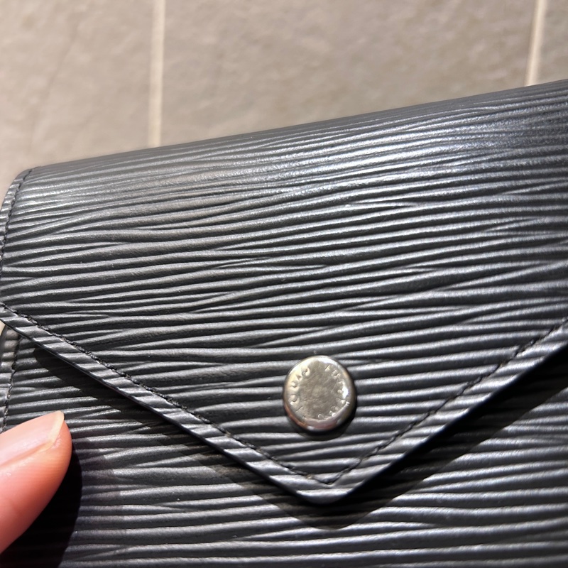 LV水波紋短夾 母錢包 發財錢包 祼包 絕版水波 質感水波-14