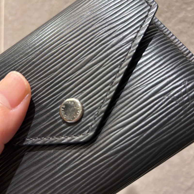 LV水波紋短夾 母錢包 發財錢包 祼包 絕版水波 質感水波-17