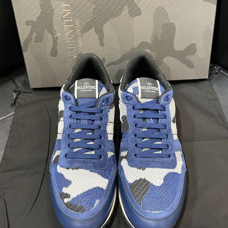 💎Han's house精品服飾💎 VALENTINO 華倫天奴 網布 迷彩 LOGO 鞋 現貨28/28.5 原價 30600-4