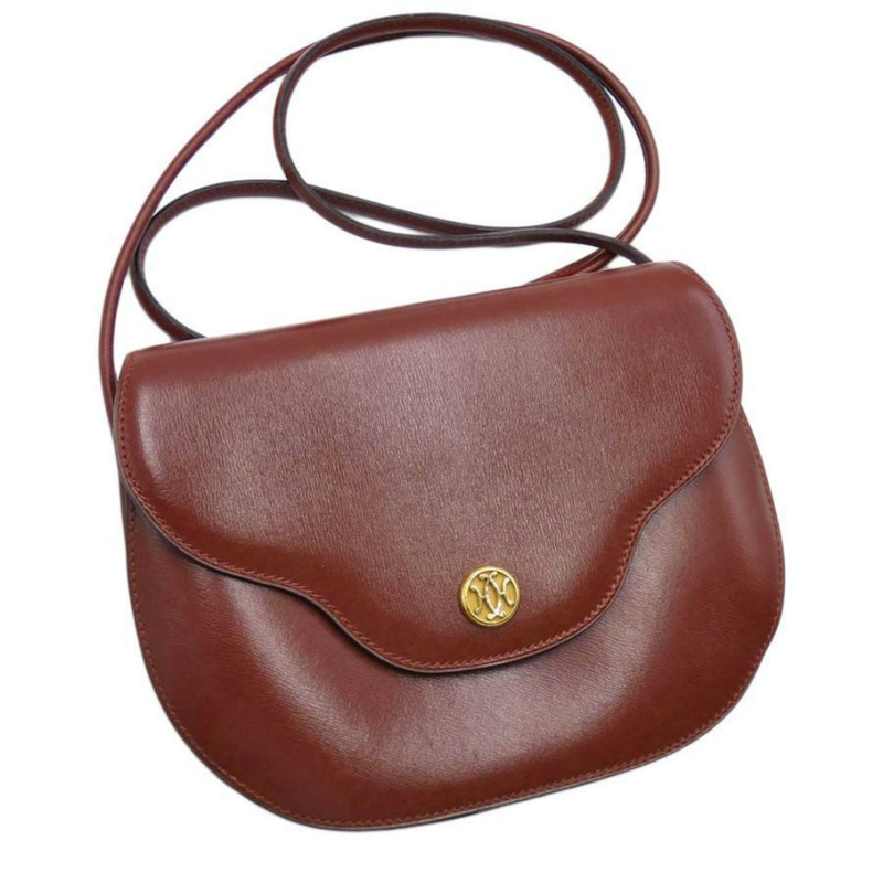 愛馬仕 (HERMES) Paula 單肩包 Box 小牛皮 Rouge H ○L 印記 女士-1