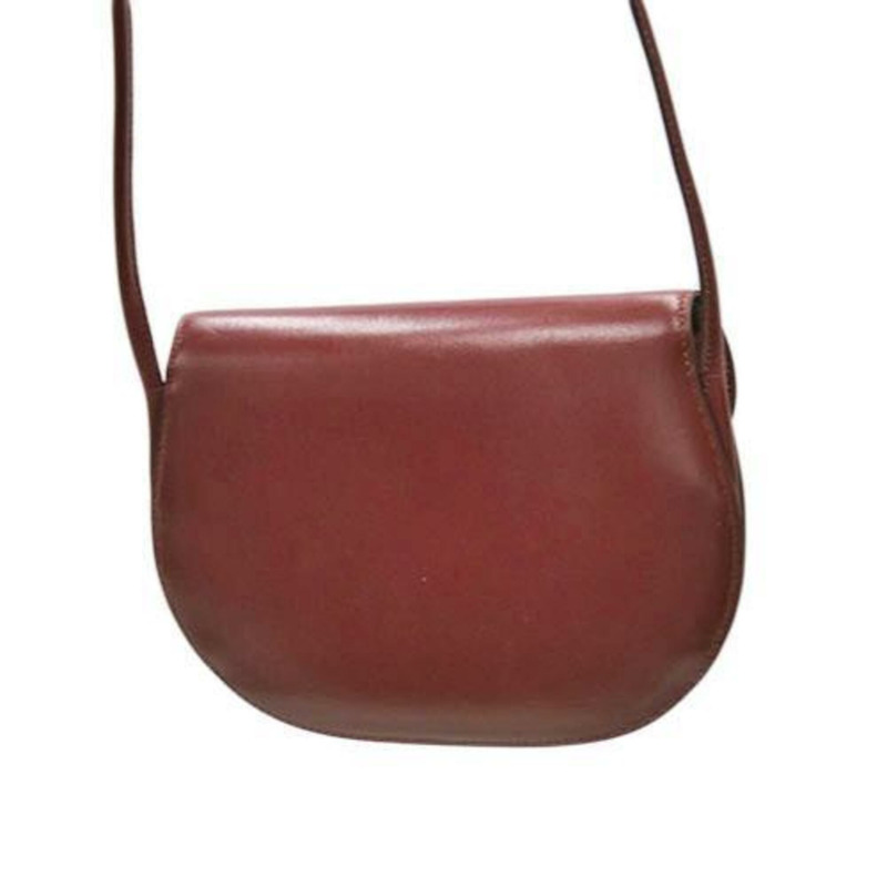 愛馬仕 (HERMES) Paula 單肩包 Box 小牛皮 Rouge H ○L 印記 女士-6