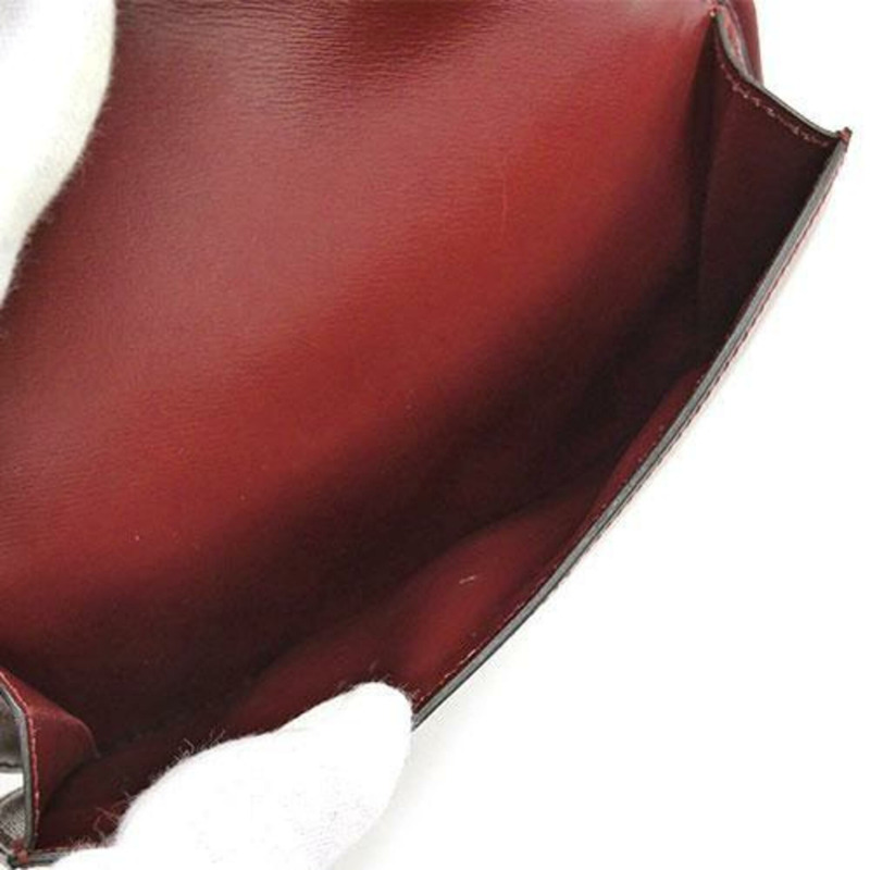 愛馬仕 (HERMES) Paula 單肩包 Box 小牛皮 Rouge H ○L 印記 女士-9