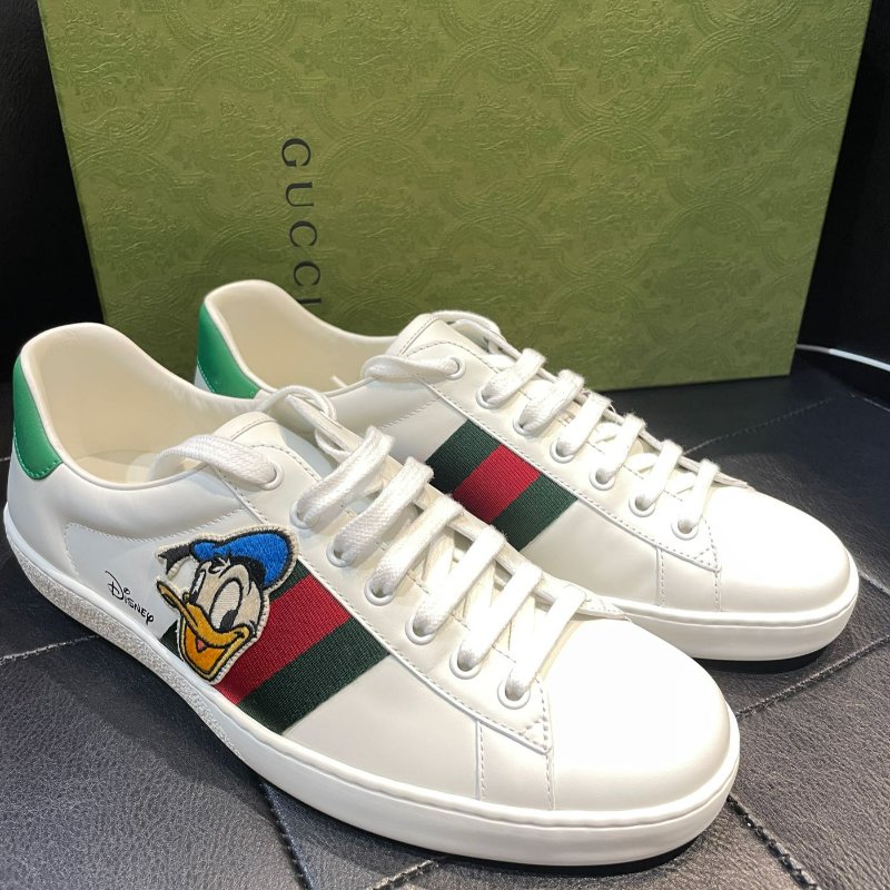 💎Han's house精品服飾💎GUCCI 古馳 小白 鞋 唐老鴨 現貨9.5-0