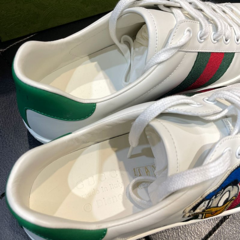 💎Han's house精品服飾💎GUCCI 古馳 小白 鞋 唐老鴨 現貨9.5-2
