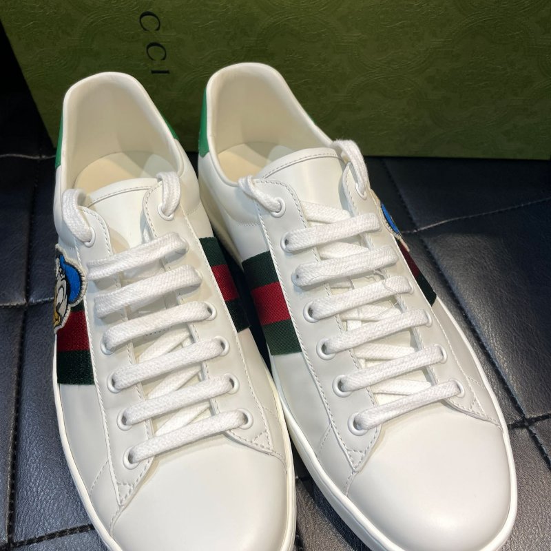 💎Han's house精品服飾💎GUCCI 古馳 小白 鞋 唐老鴨 現貨9.5-5