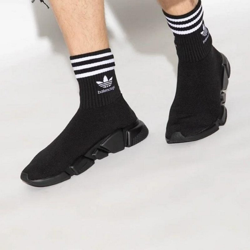 💎Han's house精品服飾💎Balenciaga 聯名 ADIDAS 巴黎世家 TRAINERS 針織 襪套 球鞋  現貨41原價30000-6