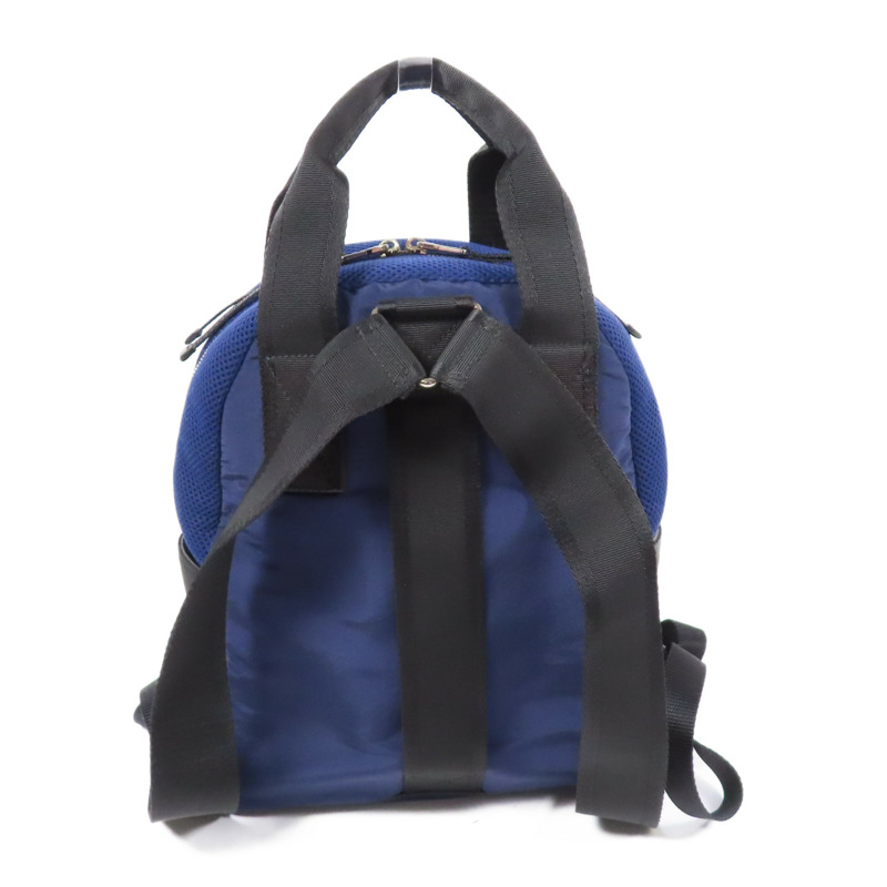 藍色 Matelasse 帆布 後背包【MIU MIU 繆繆】-1