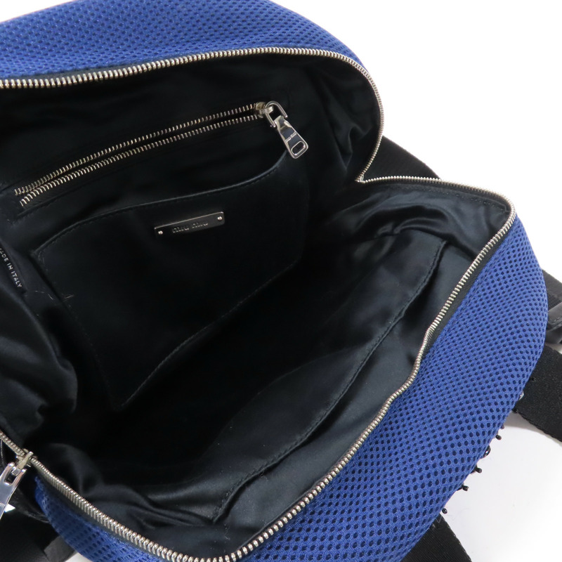 藍色 Matelasse 帆布 後背包【MIU MIU 繆繆】-4