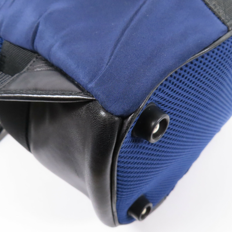 藍色 Matelasse 帆布 後背包【MIU MIU 繆繆】-12