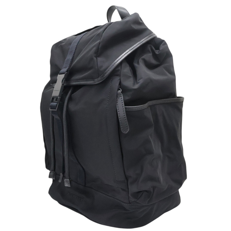 黑色 尼龍 DRIFTON 後背包【BURBERRY 巴寶莉】 3963415-2