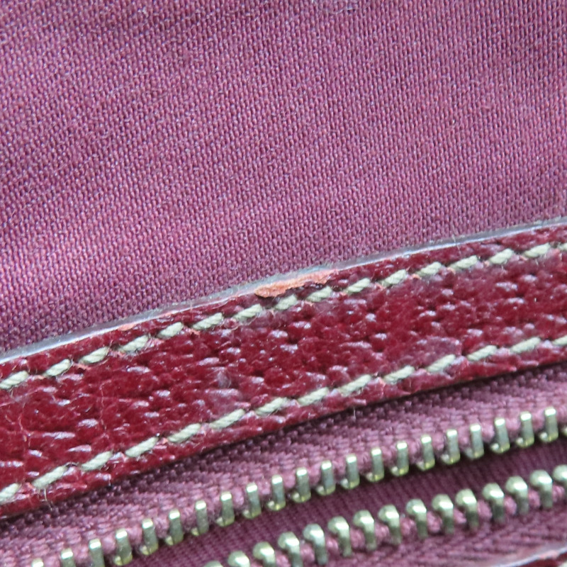 紅/棕色 GG帆布 鉚釘 手提包【GUCCI 古馳】 131023-15