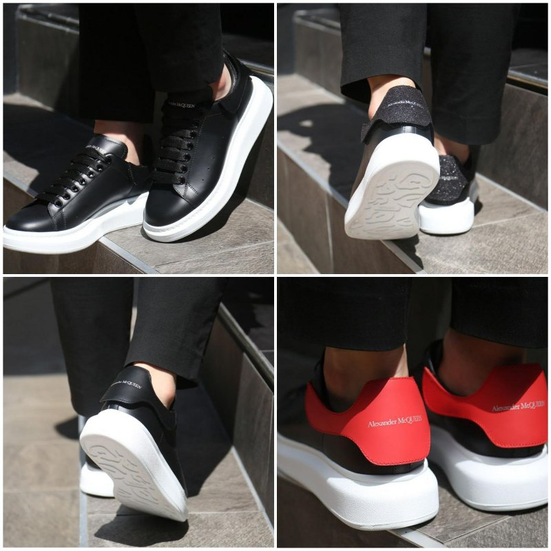 ALEXANDER MCQUEEN MCQ 皮革 厚底 可換鞋跟 三色三穿法 小白鞋 現貨41.5-6