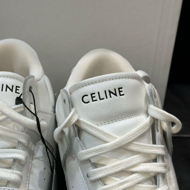 💎Han's house精品服飾💎CELINE CT-02 小牛皮 中筒 小白鞋 LISA同款 現貨 37 ~ 42 原價29500-1