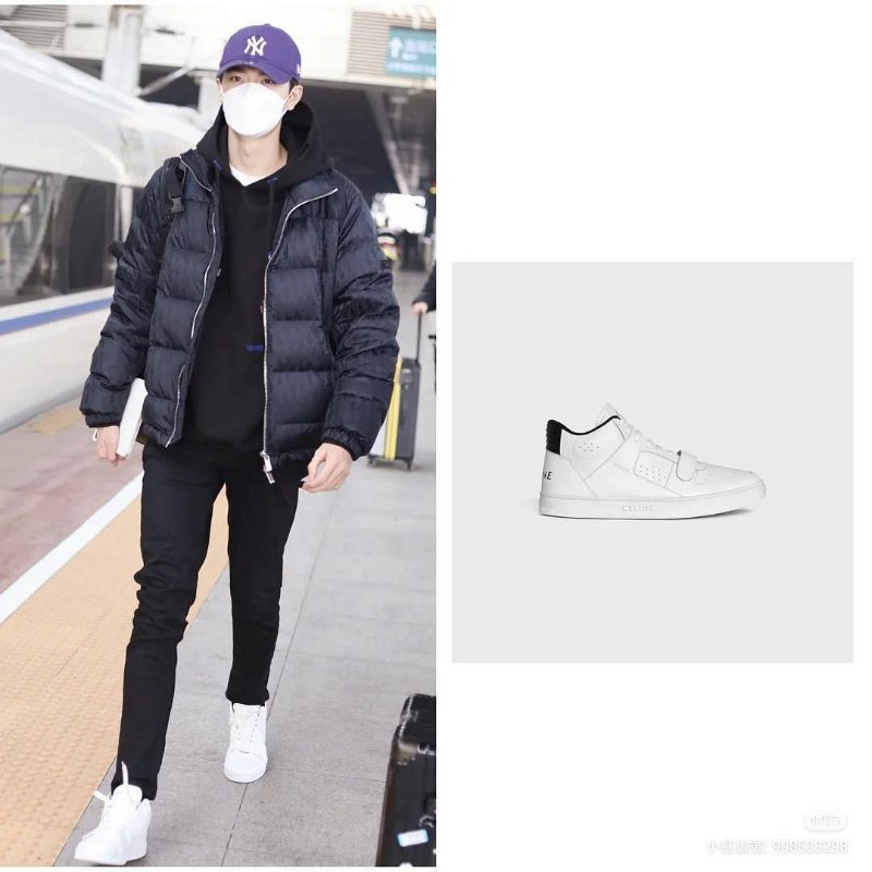 💎Han's house精品服飾💎CELINE CT-02 小牛皮 中筒 小白鞋 LISA同款 現貨 37 ~ 42 原價29500-6