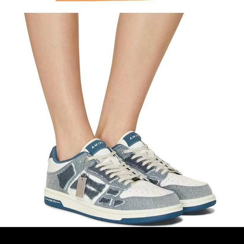 💎Han's house精品服飾💎AMIRI 阿米里 皮革 骨頭 鞋 現貨46 原價25100-6