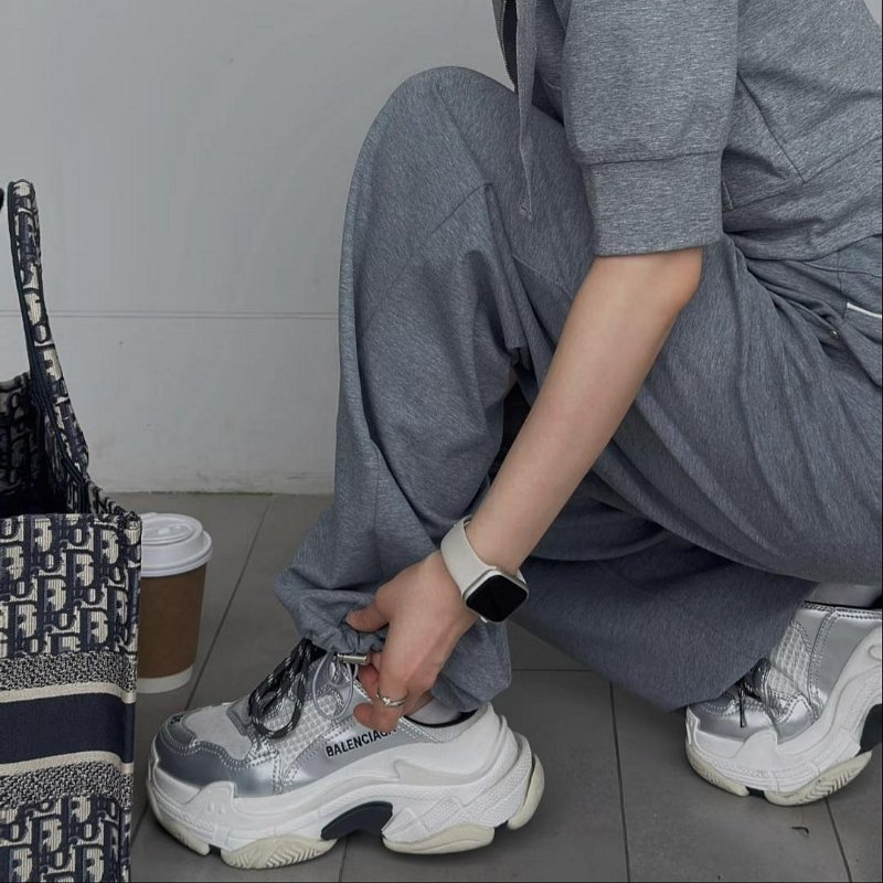 💎Han's house精品服飾💎Balenciaga TRIPLE S 巴黎世家 復古 老爹涼 半拖 懶人鞋 現貨42/43 原價29200-7