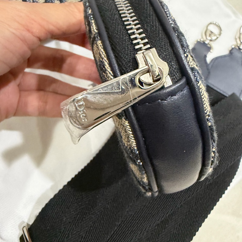 Dior Oblique 經典老花緹花二合一斜背包-7