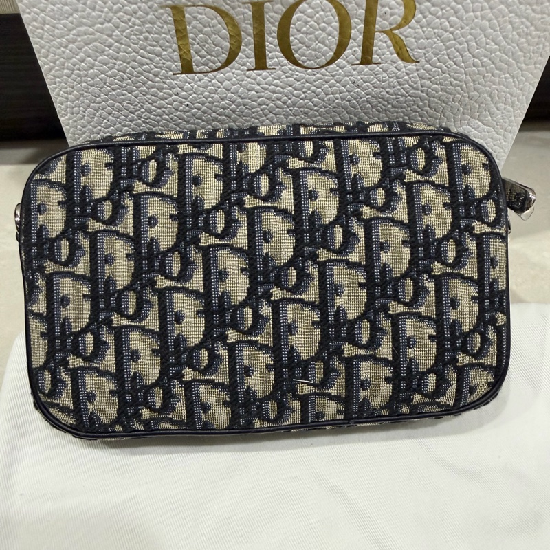 Dior Oblique 經典老花緹花二合一斜背包-9