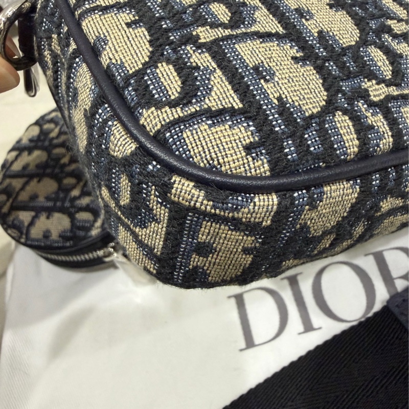 Dior Oblique 經典老花緹花二合一斜背包-13