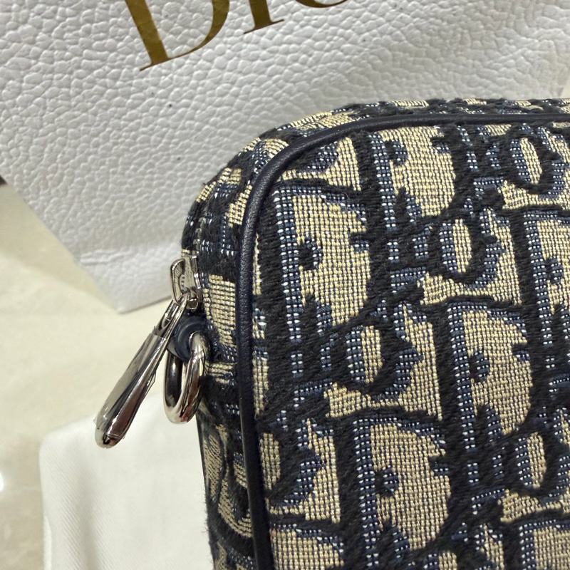 Dior Oblique 經典老花緹花二合一斜背包-14