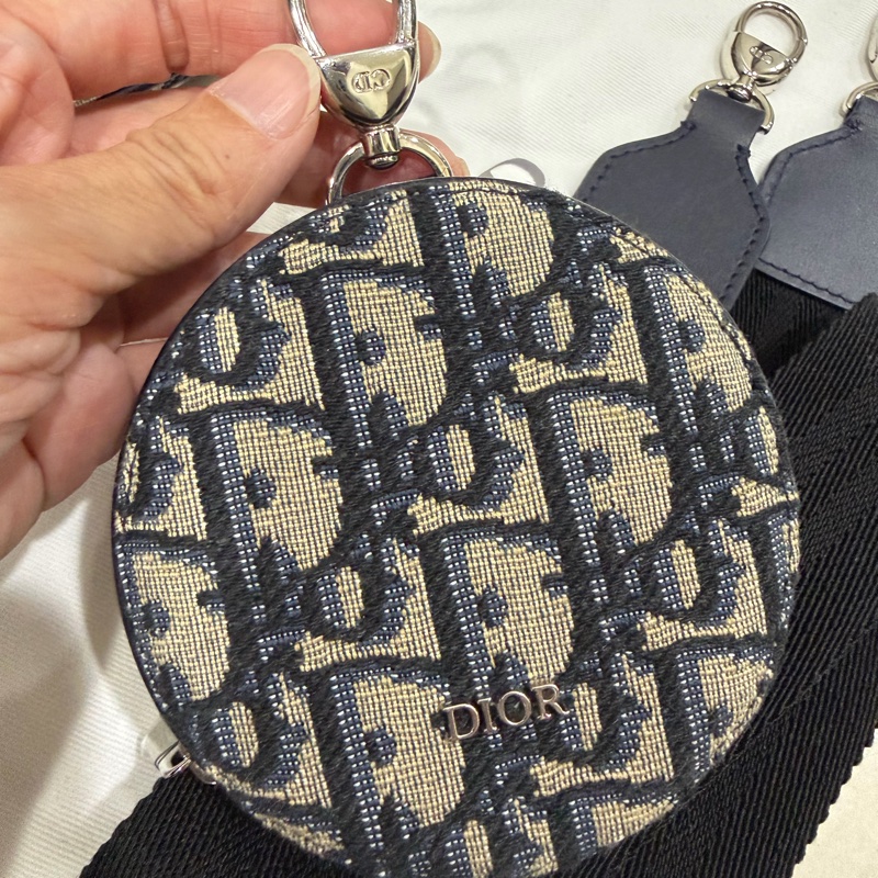 Dior Oblique 經典老花緹花二合一斜背包-18