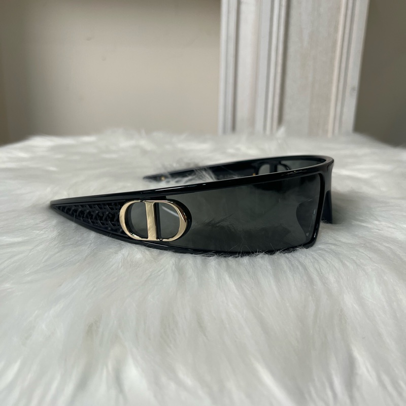 Dior VeryDior M1U 黑色一片式墨鏡髮箍-1