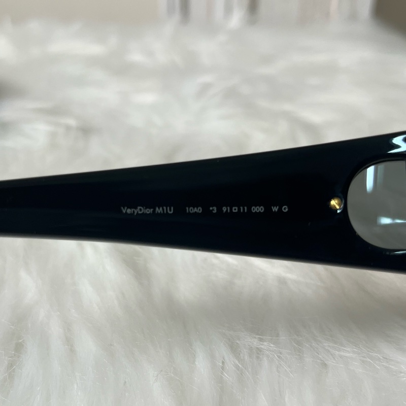 Dior VeryDior M1U 黑色一片式墨鏡髮箍-4