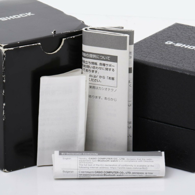 卡西歐 G-SHOCK 全金屬 5000 系列 GMW-B5000D-1JF 黑色銀色不銹鋼男士數位手錶-7