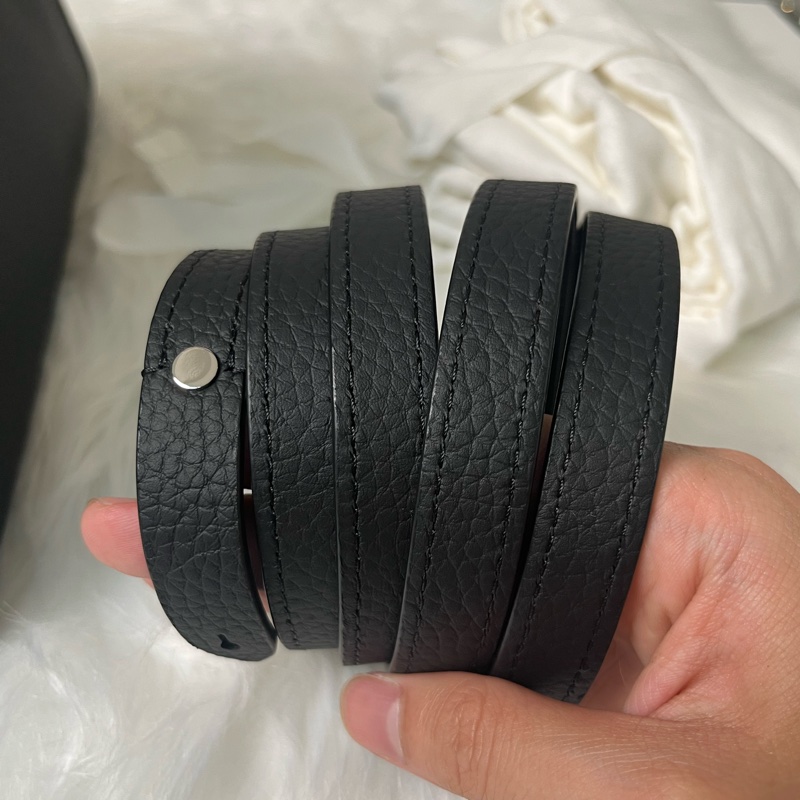 The Row Margaux 10 小牛皮 手提單肩包 黑色-7