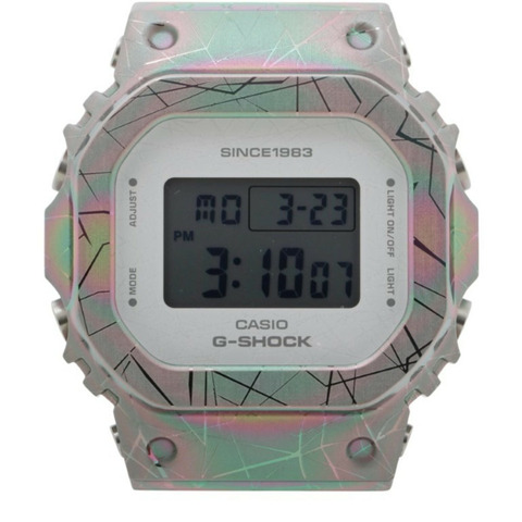 卡西歐 G-SHOCK GM-S5640GEM-7JR 彩虹鏤空女錶 40週年紀念版 冒險家之石系列