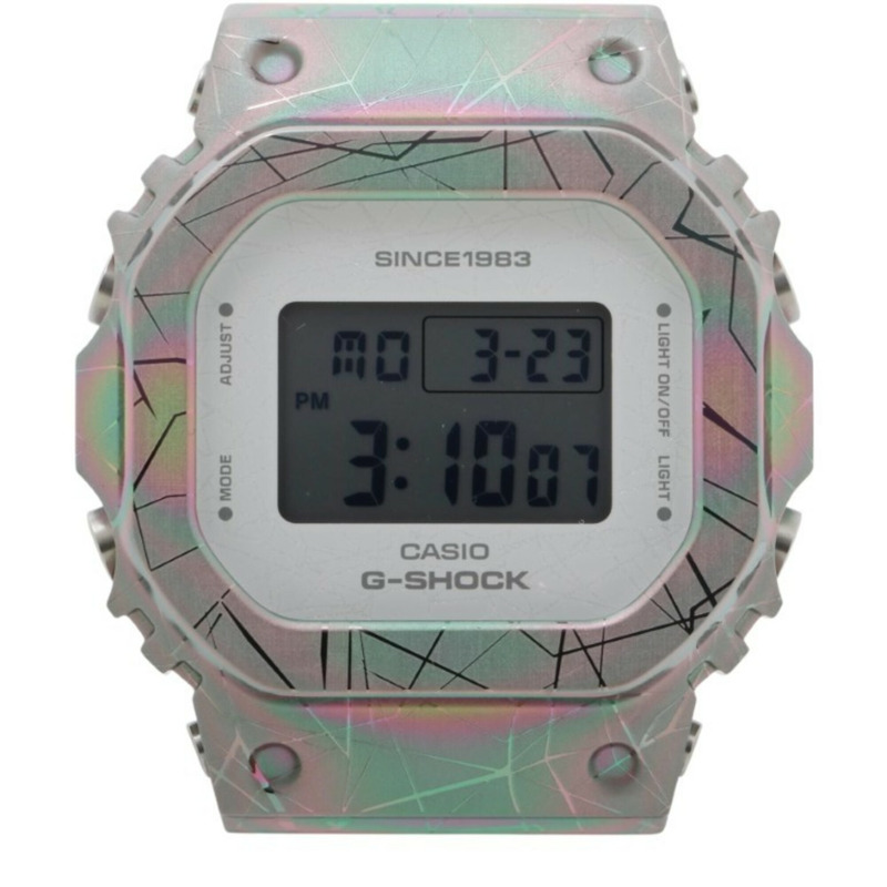 卡西歐 G-SHOCK GM-S5640GEM-7JR 彩虹鏤空女錶 40週年紀念版 冒險家之石系列-0