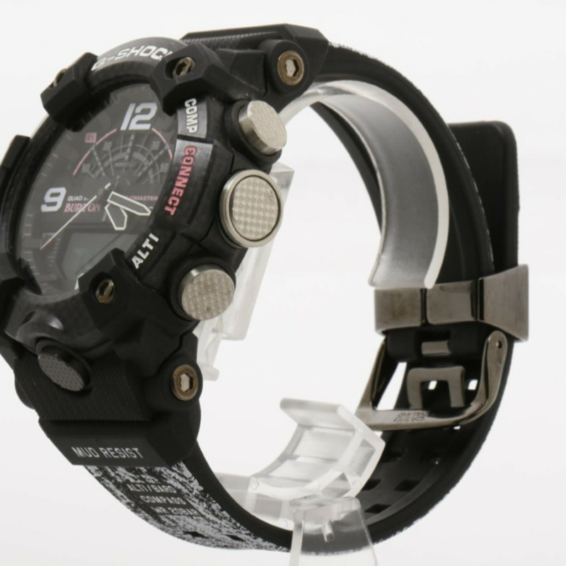 卡西歐 G-SHOCK MASTER OF G - LAND MUDMASTER GG-B100BTN-1AJR 黑色碳纖維/樹脂男士腕錶 BURTON 聯名款-1