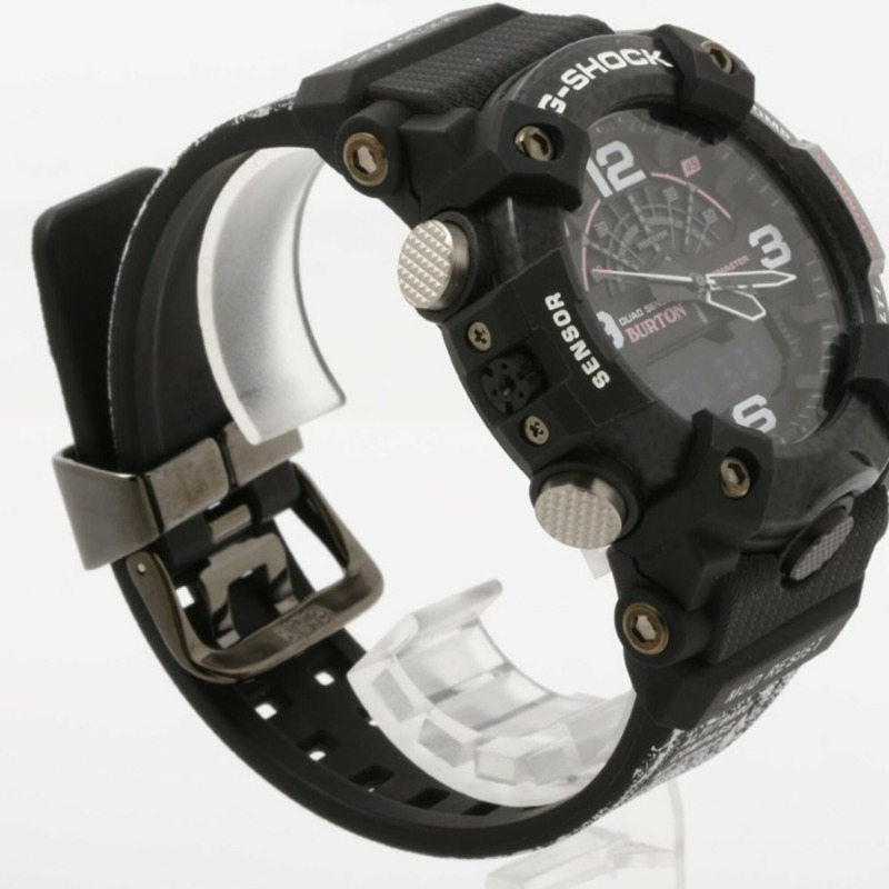 卡西歐 G-SHOCK MASTER OF G - LAND MUDMASTER GG-B100BTN-1AJR 黑色碳纖維/樹脂男士腕錶 BURTON 聯名款-2